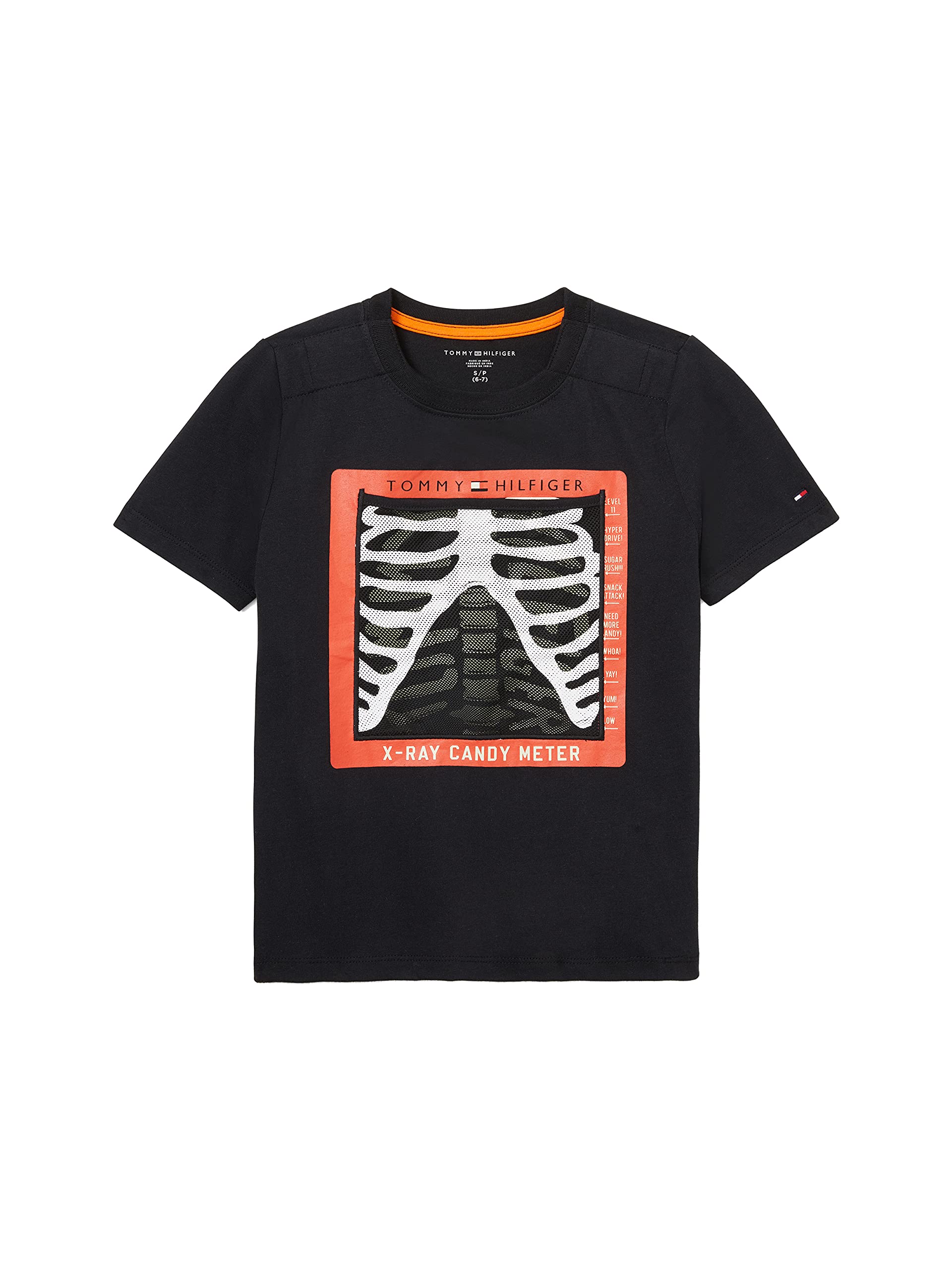 Tommy Hilfiger Boy's Adaptive Short Sleeve Logo T-shirt With Velcro Closures